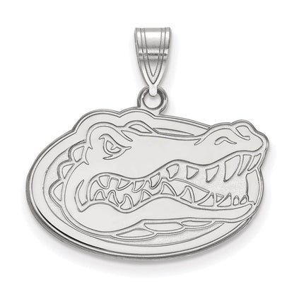 Sterlingsilber Rhodiniert Logoart University Of Florida Gator Mittel Anhänger
