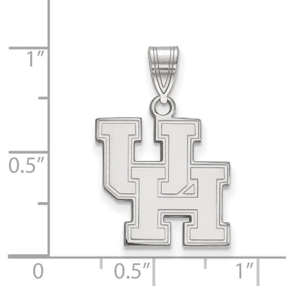 Sterlingsilber Rhodiniert Logoart University Of Houston U H Mittel Anhänger