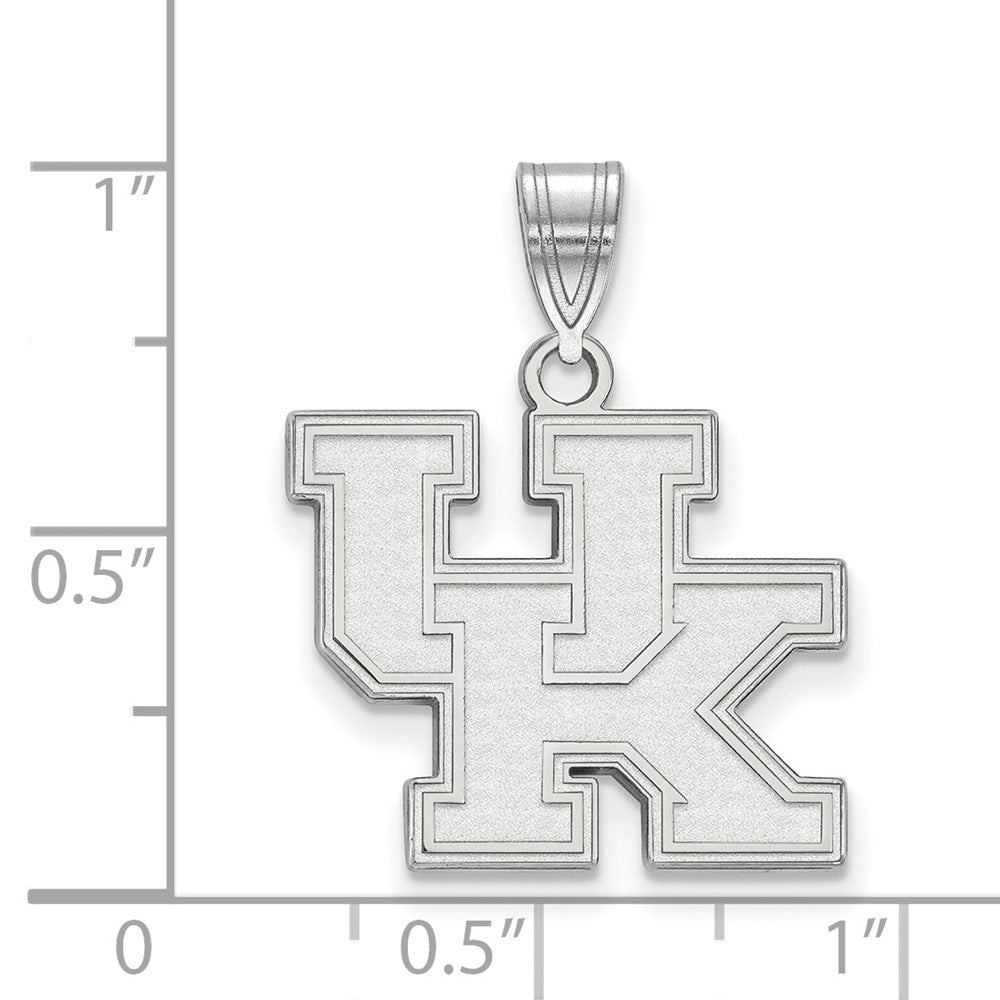 Sterlingsilber Rhodiniert Logoart University Of Kentucky U K Mittel Anhänger