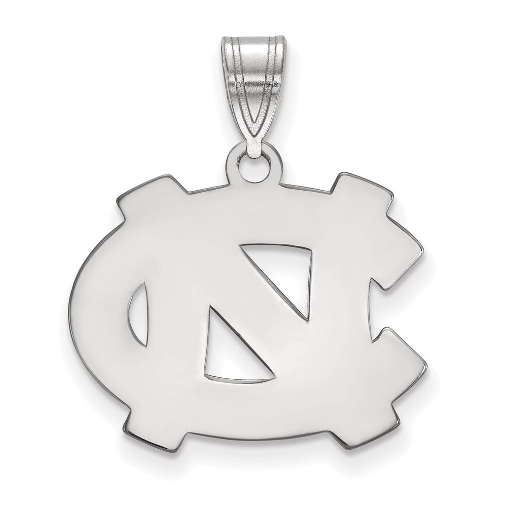 10K Weißgold Logoart University Of North Carolina N C Mittel Anhänger