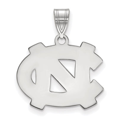 10K Weißgold Logoart University Of North Carolina N C Mittel Anhänger