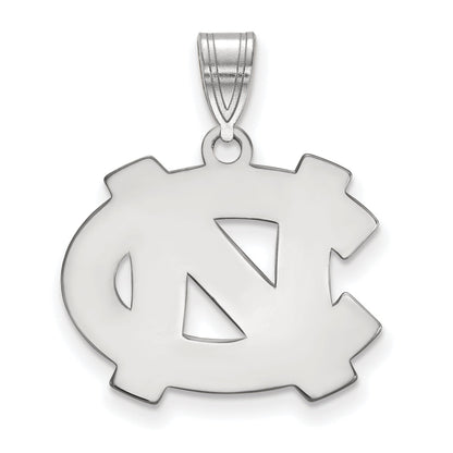 Sterlingsilber Rhodiniert Logoart University Of North Carolina N C Mittel Anhänger
