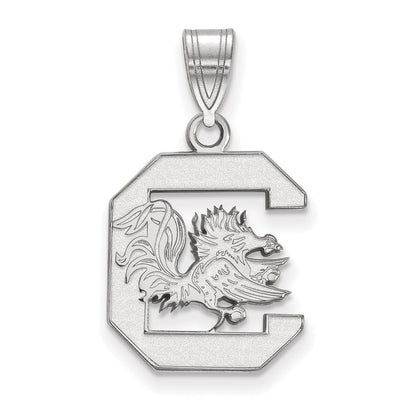 Sterlingsilber Rhodiniert Logoart University Of South Carolina Mittel Anhänger