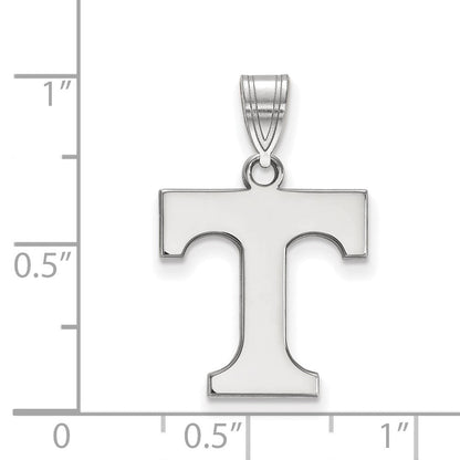 10K Weißgold Logoart University Of Tennessee Buchstabe T Mittel Anhänger
