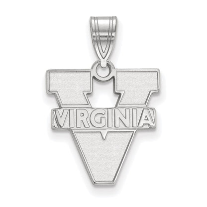 Sterlingsilber Rhodiniert Logoart University Of Virginia Mittel Anhänger
