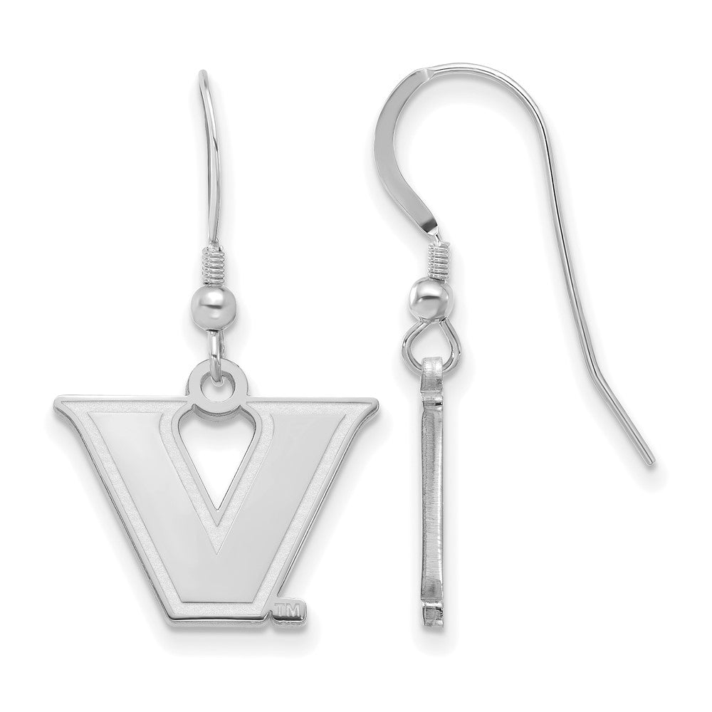 Sterlingsilber S. Rhodiniert Logoart Vanderbilt University Klein Ohrhänger