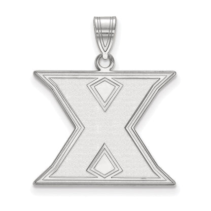 Sterlingsilber Rhodiniert Logoart Xavier University Buchstabe X Groß Anhänger