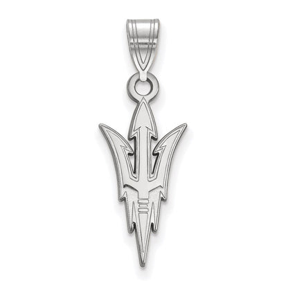 Sterlingsilber Rhodiniert Logoart Arizona State University Pitchfork Groß Anhänger