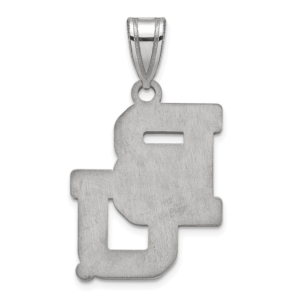 Sterlingsilber Rhodiniert Logoart Baylor University Bears Groß Anhänger