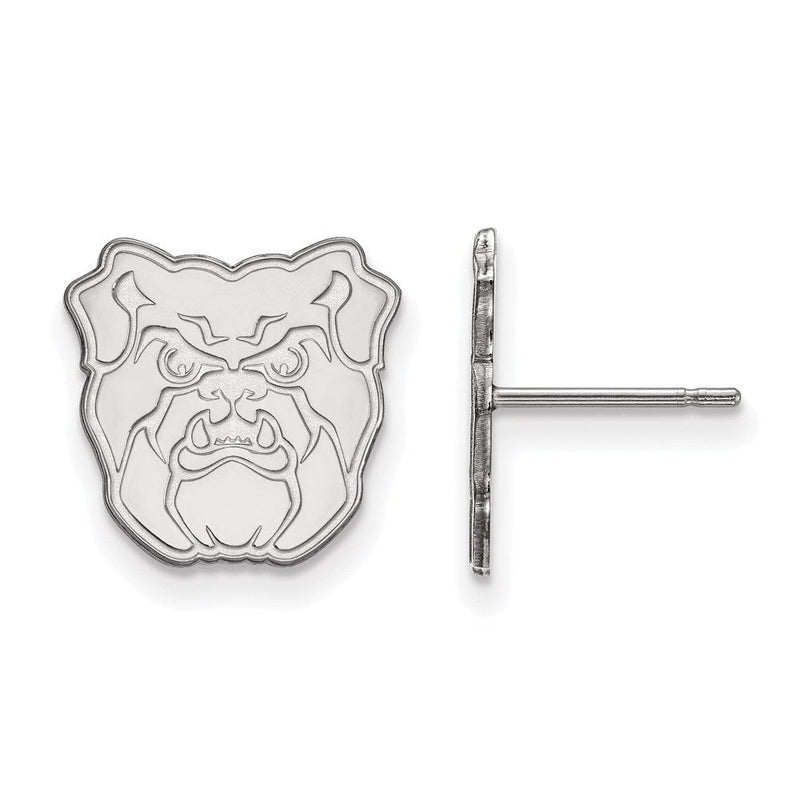 Sterlingsilber Rhodiniert Logoart Butler University Bulldog Klein Ohrstecker