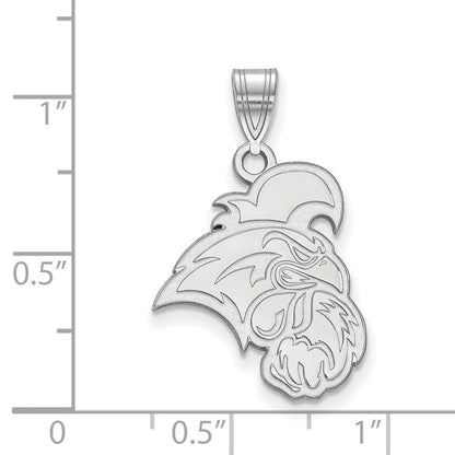 Sterlingsilber Rhodiniert Logoart Coastal Carolina University Chanticleer Groß Anhänger