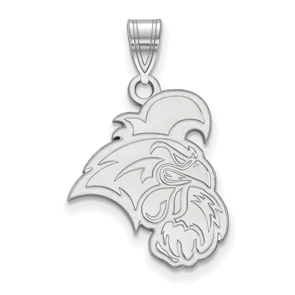 Sterlingsilber Rhodiniert Logoart Coastal Carolina University Chanticleer Groß Anhänger