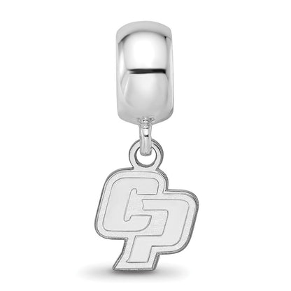 Sterlingsilber Rhodiniert Logoart California Poly State U. Hängend Perle