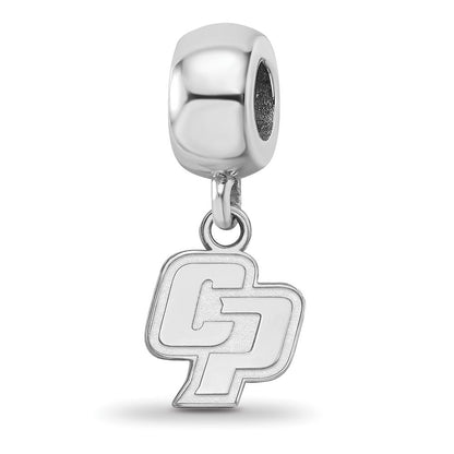 Sterlingsilber Rhodiniert Logoart California Poly State U. Hängend Perle