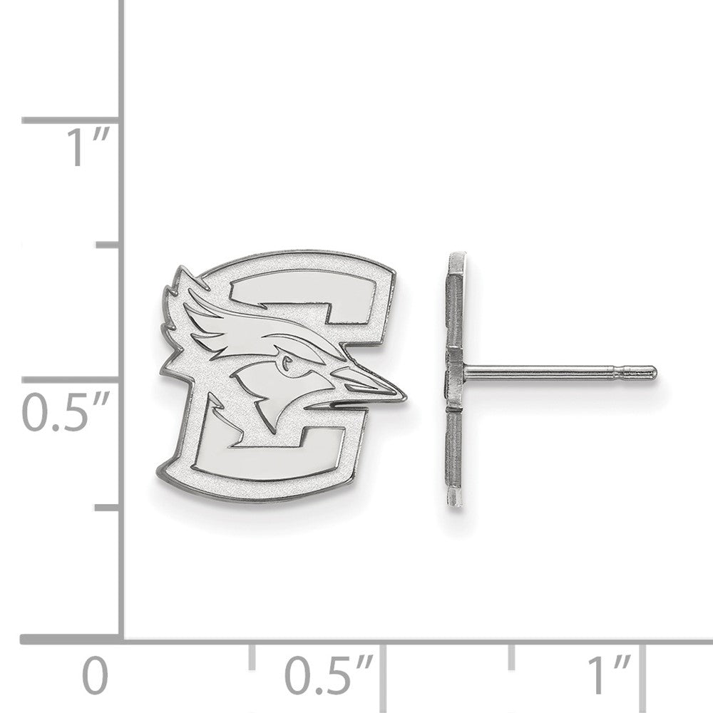 Sterlingsilber Rhodiniert Logoart Creighton University Bluejay Klein Ohrstecker