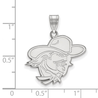 Sterlingsilber Rhodiniert Logoart Eastern Kentucky University E K U Groß Anhänger