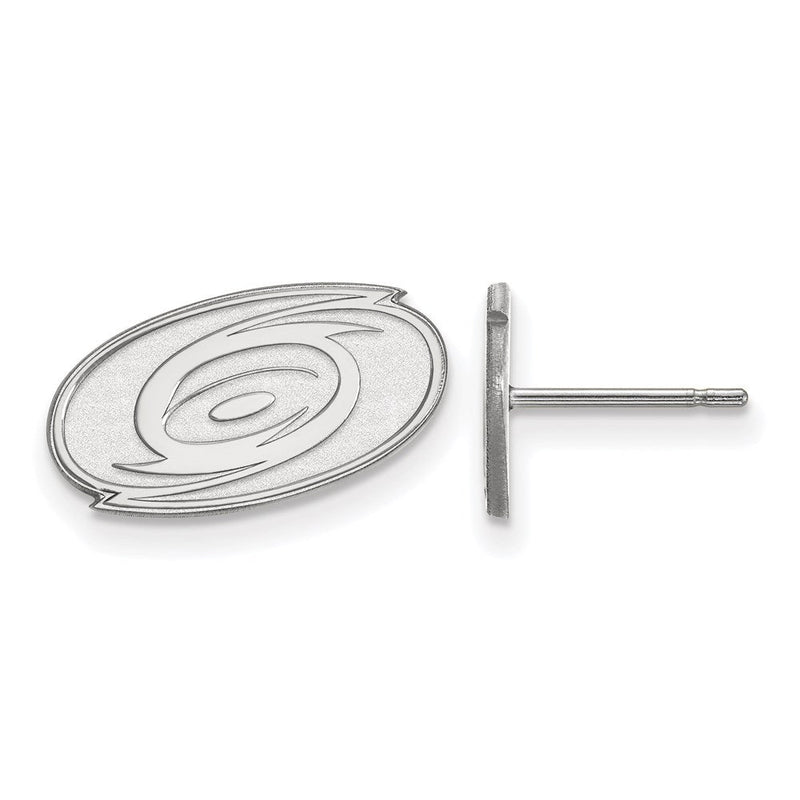 Sterlingsilber Rhodiniert Nhl Logoart Carolina Hurricanes Extra Klein Ohrstecker