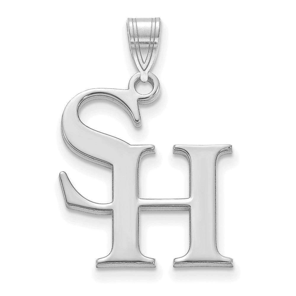 Sterlingsilber Rhodiniert Logoart Sam Houston State University Groß Anhänger