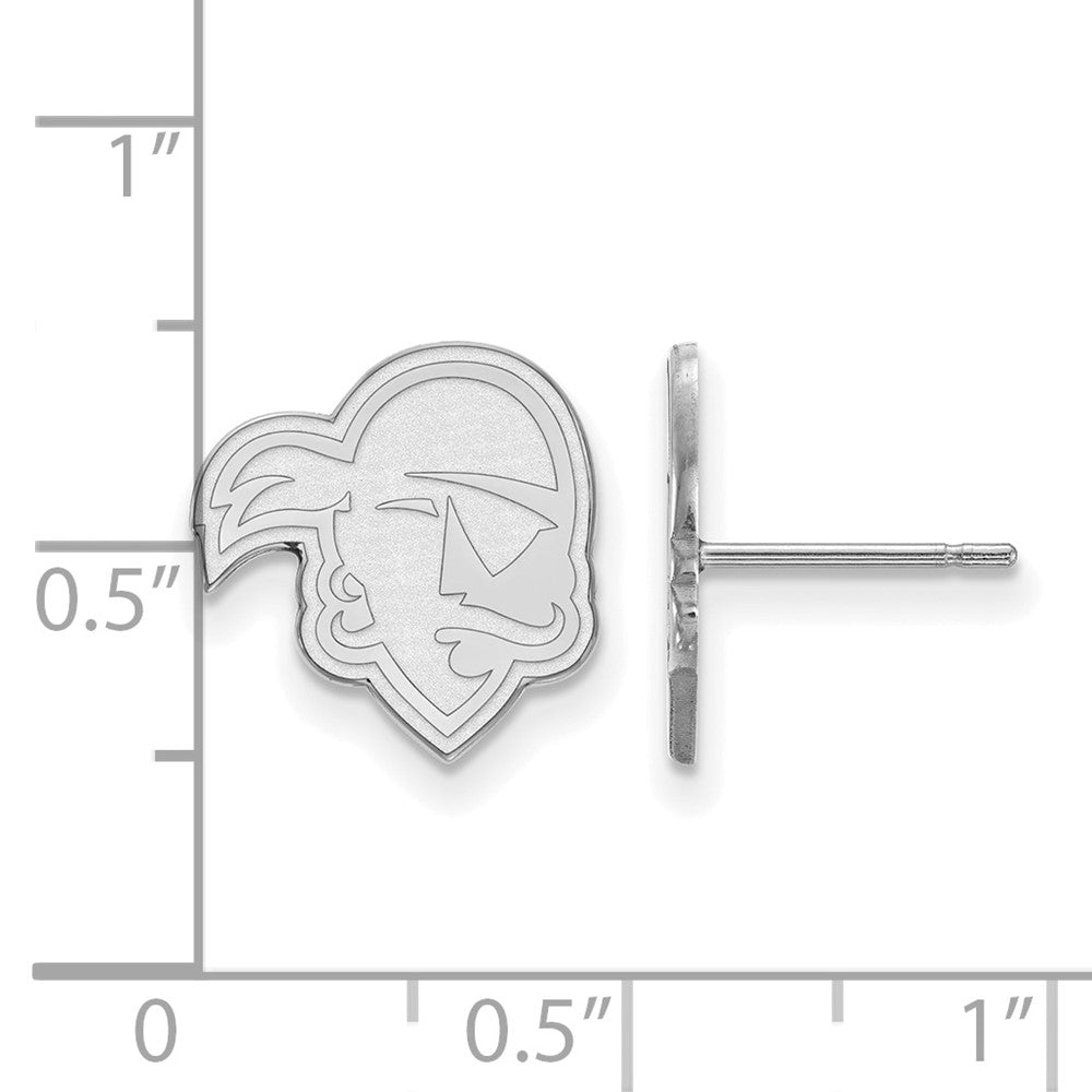 Sterlingsilber Rhodiniert Logoart Seton Hall University Pirat Klein Ohrstecker
