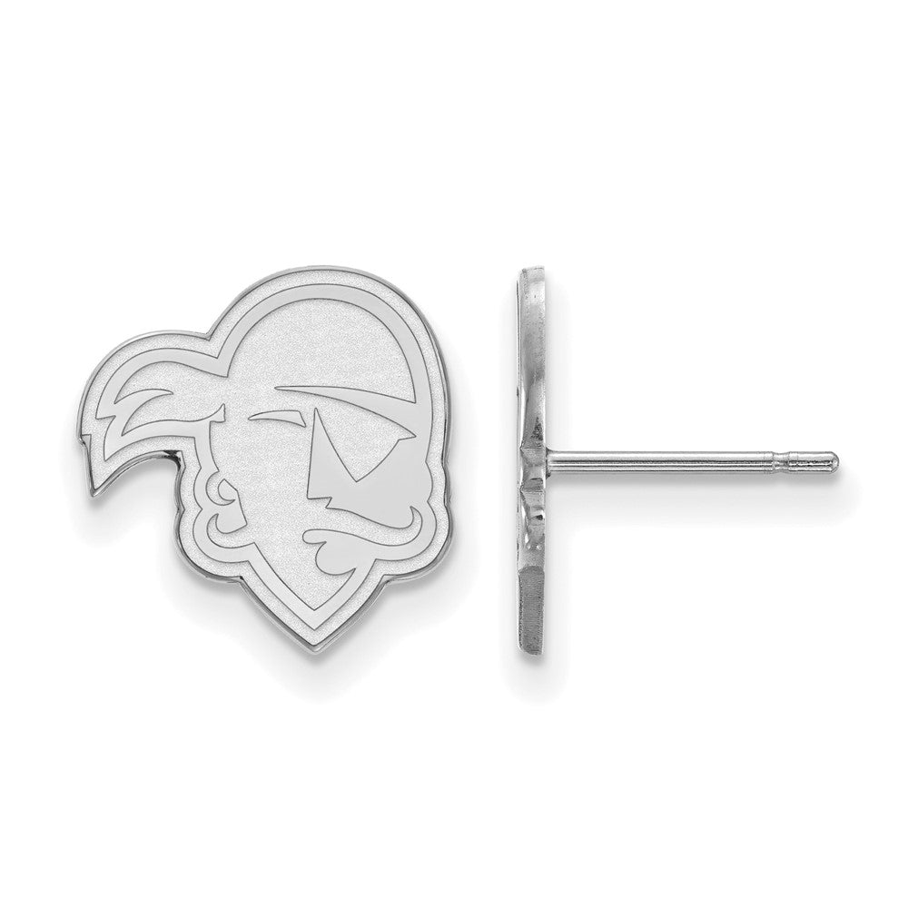 10K Weißgold Logoart Seton Hall University Pirat Klein Ohrstecker