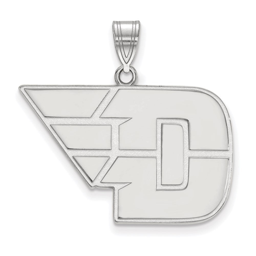 Sterlingsilber Rhodiniert Logoart University Of Dayton Groß Anhänger