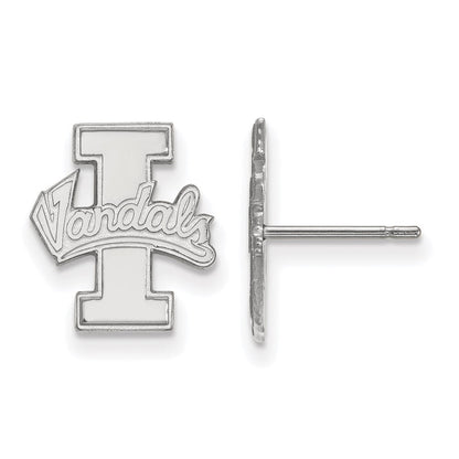 10K Weißgold Logoart University Of Idaho Vandals Klein Ohrstecker
