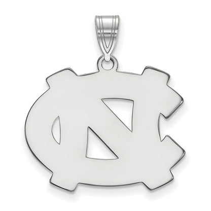Sterlingsilber Rhodiniert Logoart University Of North Carolina N C Groß Anhänger