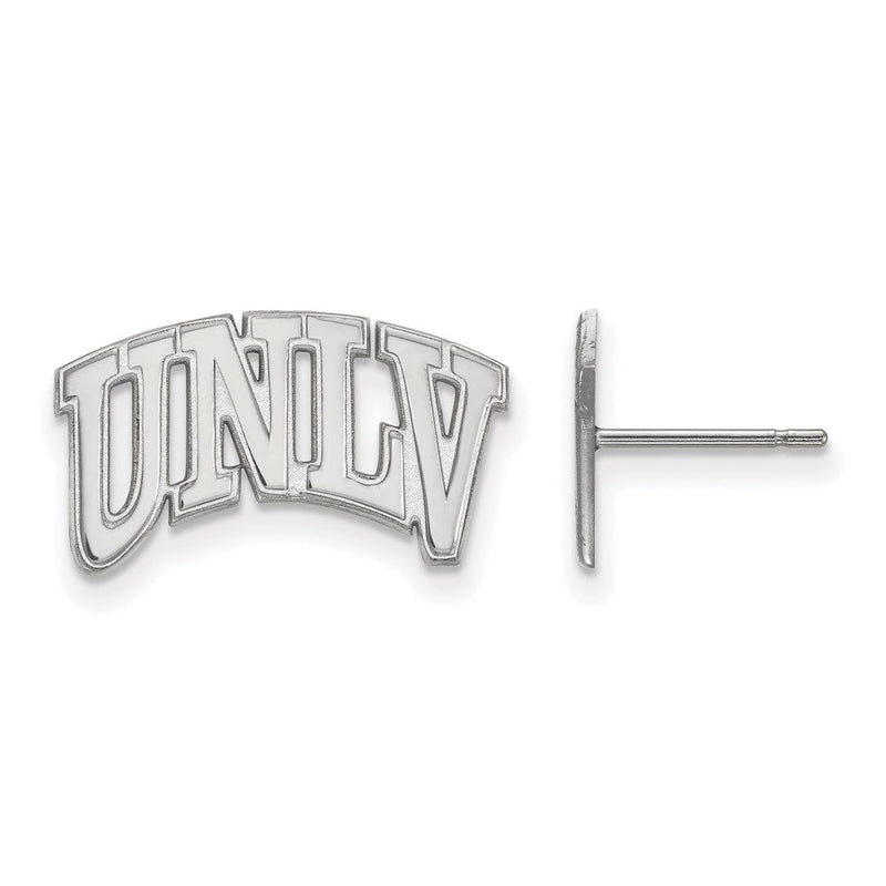 Sterlingsilber Rhodiniert Logoart University Of Nevada Las Vegas U N L V Klein Ohrstecker