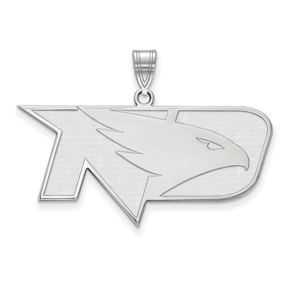 Sterlingsilber Rhodiniert Logoart University Of North Dakota Groß Anhänger