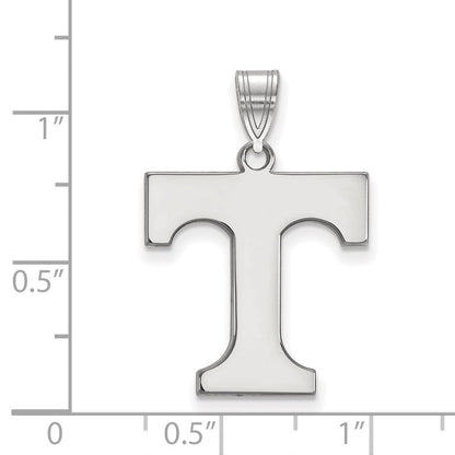 Sterlingsilber Rhodiniert Logoart University Of Tennessee Buchstabe T Groß Anhänger