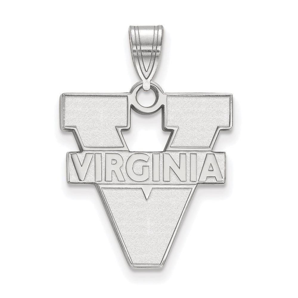 Sterlingsilber Rhodiniert Logoart University Of Virginia Groß Anhänger