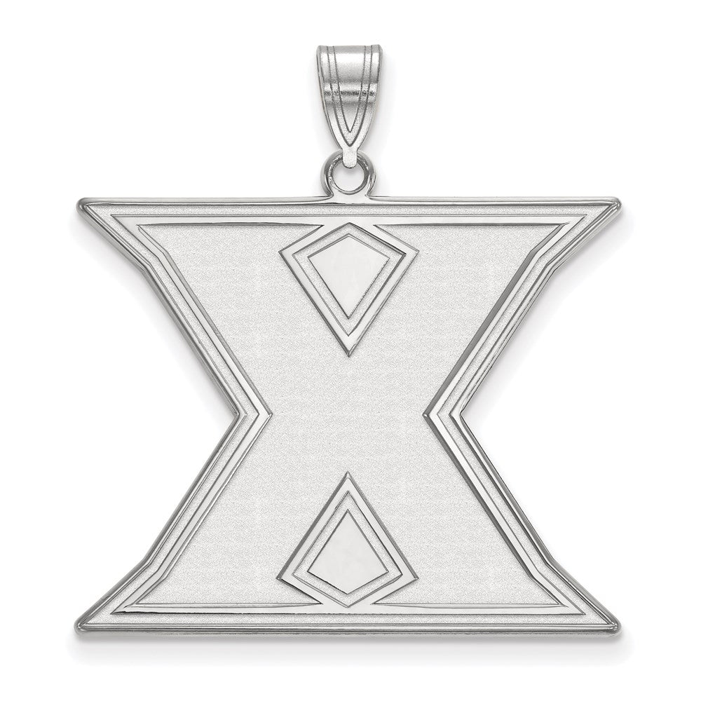 Sterlingsilber Rhodiniert Logoart Xavier University Buchstabe X Extra Groß Anhänger