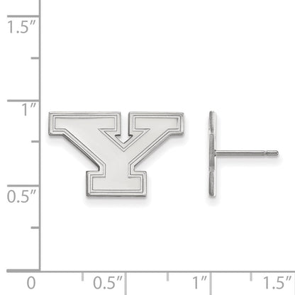 Sterlingsilber Rhodiniert Logoart Youngstown State University Buchstabe Y Klein Ohrstecker