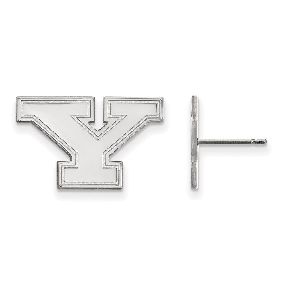 Sterlingsilber Rhodiniert Logoart Youngstown State University Buchstabe Y Klein Ohrstecker