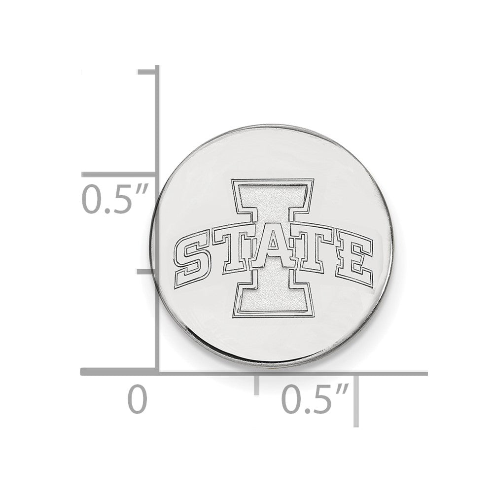 Sterlingsilber Rhodiniert Logoart Iowa State University Anstecknadel