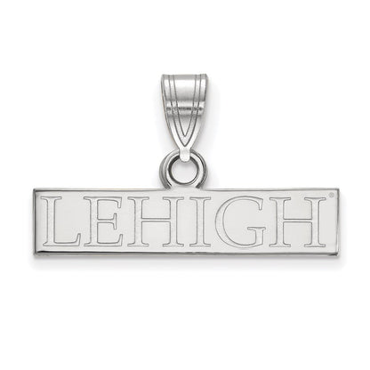 Sterlingsilber Rhodiniert Logoart Lehigh University Klein Stab Anhänger