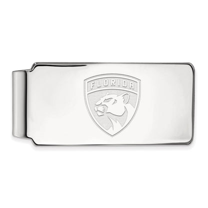 Sterlingsilber Rhodiniert Nhl Logoart Florida Panthers Geldklammer
