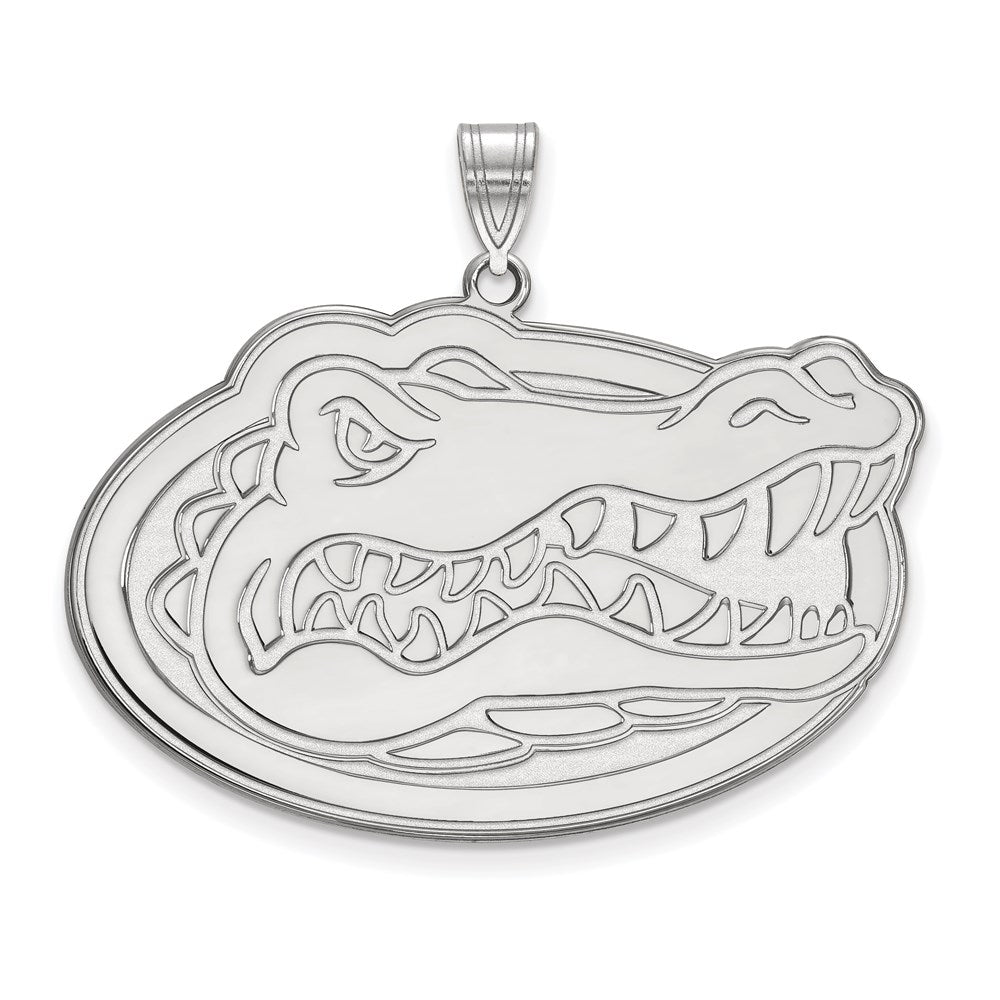 Sterlingsilber Rhodiniert Logoart University Of Florida Gator Extra Groß Anhänger