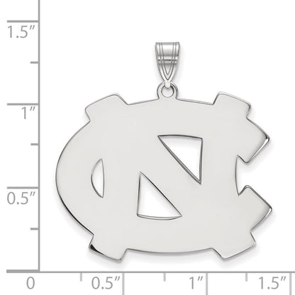 Sterlingsilber Rhodiniert Logoart University Of North Carolina N C Extra Groß Anhänger