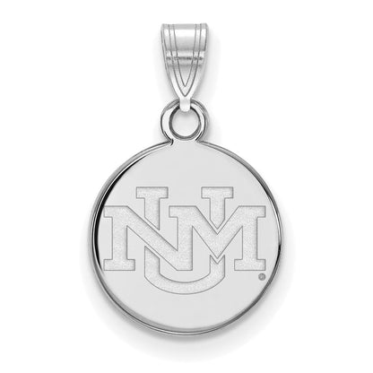 Sterlingsilber Rhodiniert Logoart University Of New Mexico Klein Anhänger