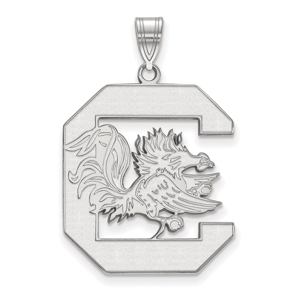 Sterlingsilber Rhodiniert Logoart University Of South Carolina Extra Groß Anhänger