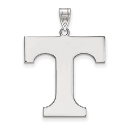 Sterlingsilber Rhodiniert Logoart University Of Tennessee Buchstabe T Extra Groß Anhänger