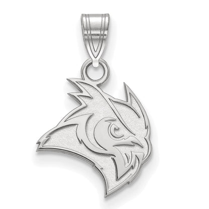 Sterlingsilber Rhodiniert Logoart Rice University Eule Klein Anhänger