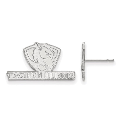 Sterlingsilber Rhodiniert Logoart Eastern Illinois University Klein Ohrstecker