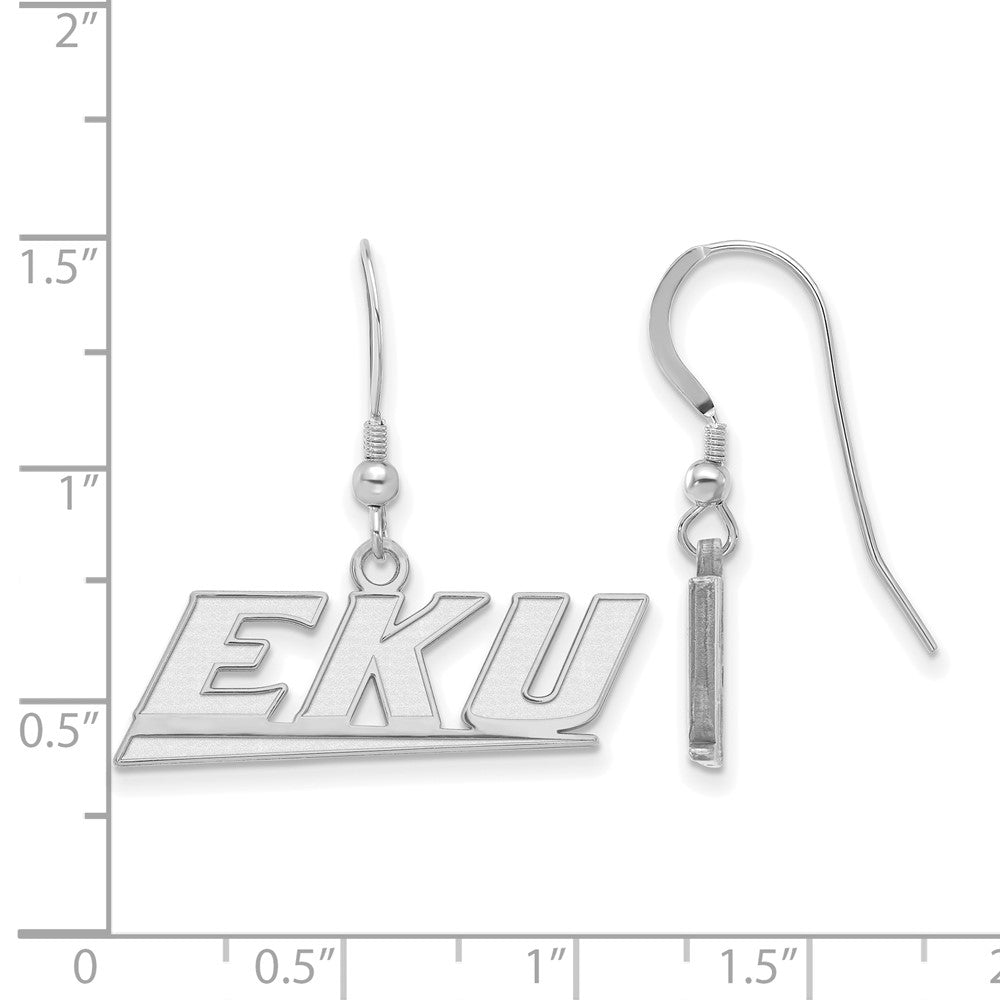 Sterlingsilber Rhodiniert Logoart Eastern Kentucky University E K U Klein Ohrhänger