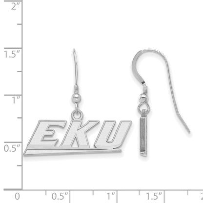Sterlingsilber Rhodiniert Logoart Eastern Kentucky University E K U Klein Ohrhänger