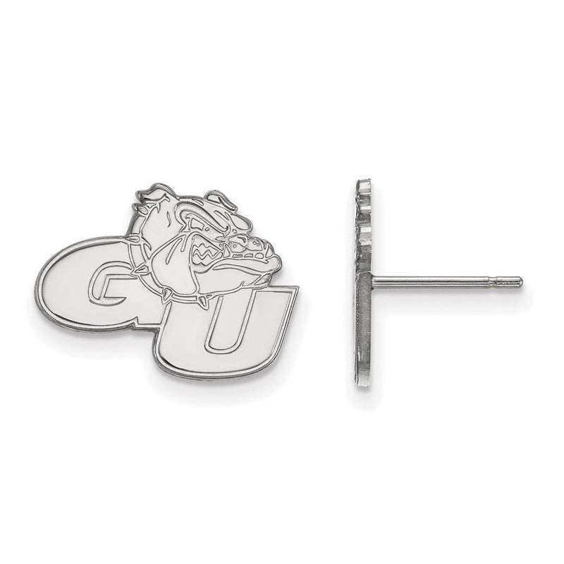Sterlingsilber Rhodiniert Logoart Gonzaga University G U Bulldog Klein Ohrstecker