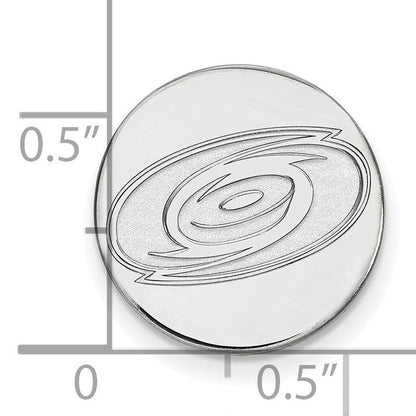 14K Weißgold Nhl Logoart Carolina Hurricanes Anstecknadel