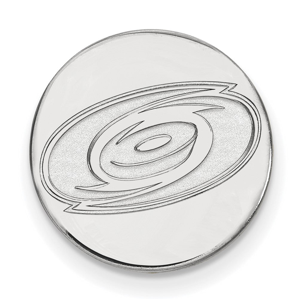 14K Weißgold Nhl Logoart Carolina Hurricanes Anstecknadel