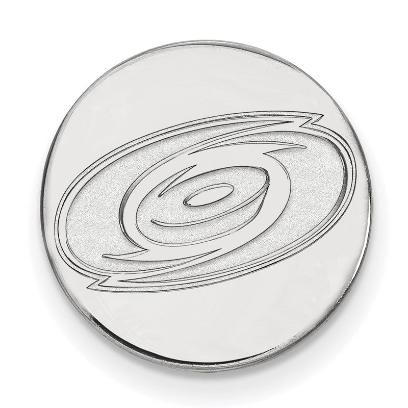 14K Weißgold Nhl Logoart Carolina Hurricanes Anstecknadel